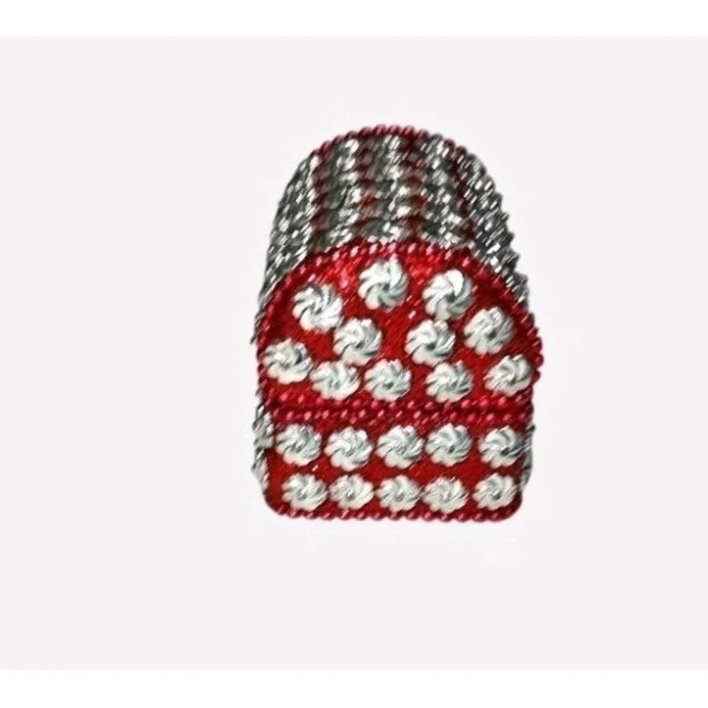 Mini Jewelry Box Beads Hand Decorated Small Jewelry Keepsake Boxes Trinket